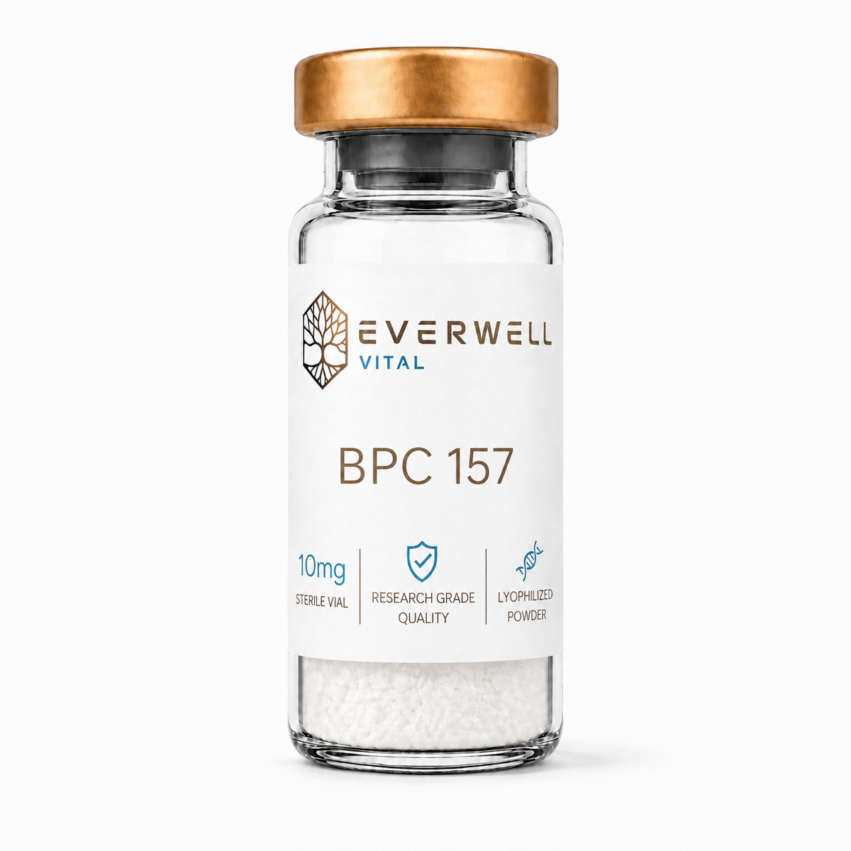 BPC-157 (Body Protection Compound-157) is a synthetic pentadecapeptide studied in laboratory research for its potential involvement in tissue repair, angiogenesis, inflammatory signalling, and gastrointestinal protection pathways.