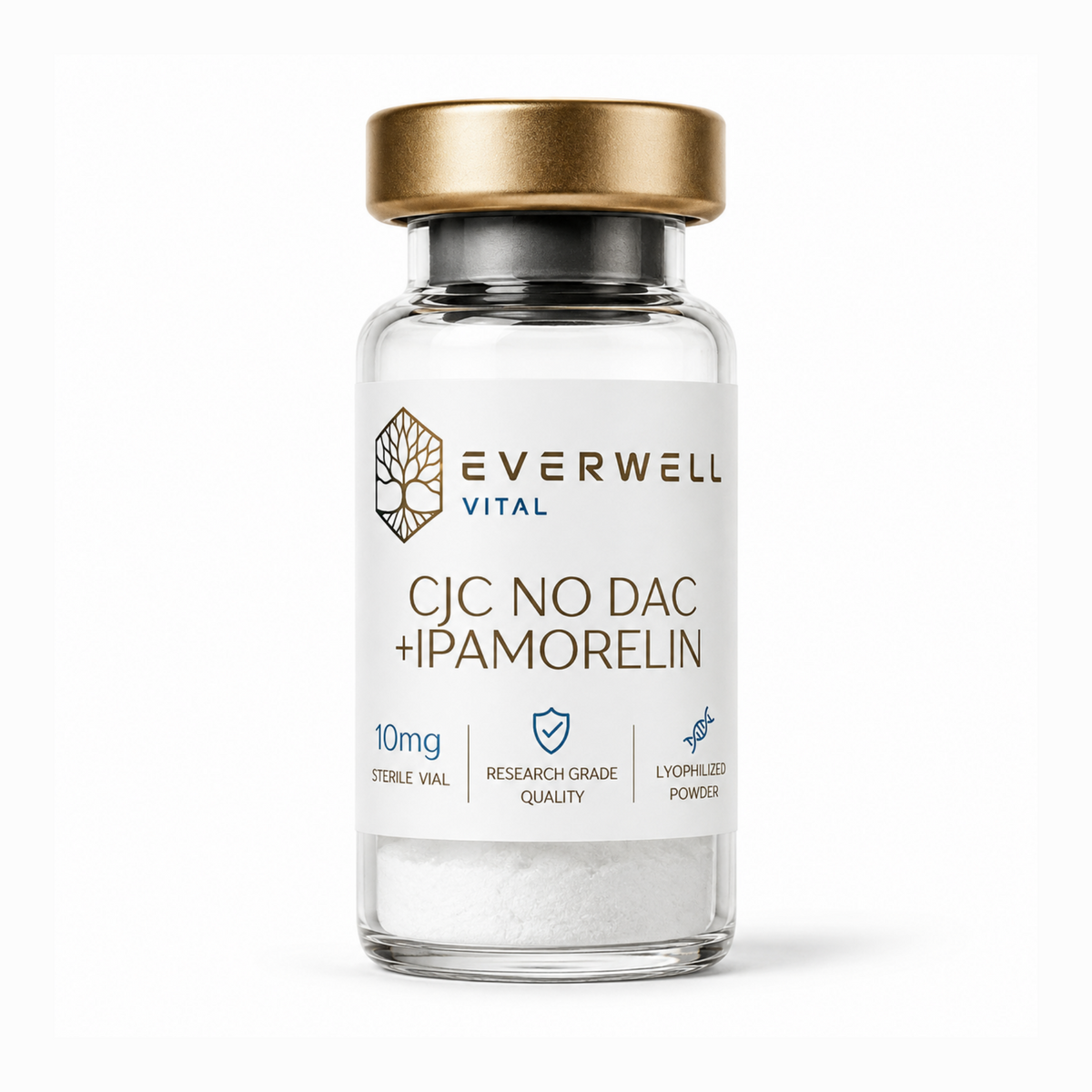 The Ipamorelin + CJC No DAC is a blended combination. It is studied in laboratory research for its potential effects on growth hormone signalling, recovery-related pathways, metabolism, and endocrine regulation.&nbsp;